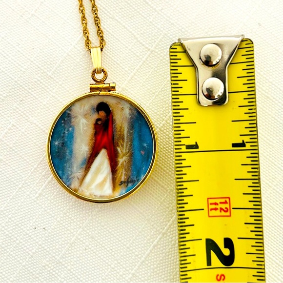 Necklace~De Grazia~Artist / Numbered & Signed / MiniatureโNavajo Madonnaโ/ H.P. - Picture 8 of 11